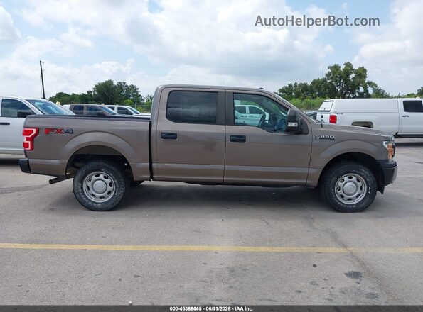 1FTEW1E55JFD05118 2018 FORD F150 Brown Սալոնի հետևի տեսք
