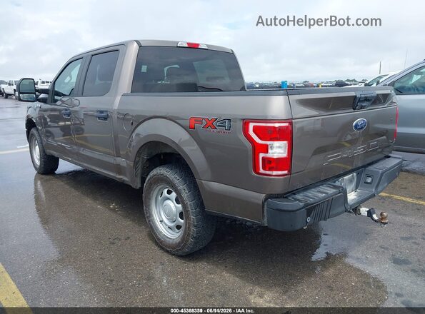 1FTEW1E55JFD05121 2018 FORD F150 Brown Հետևի ձախ