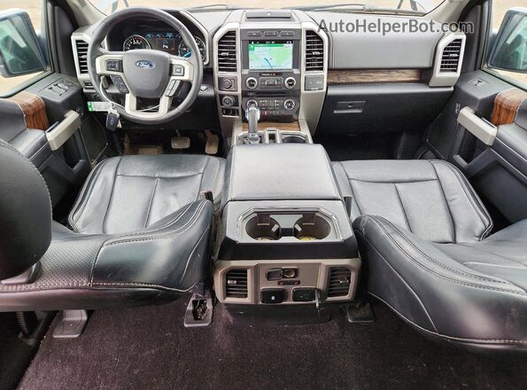 1FTEW1E55JFD57848 2018 FORD F150 Charcoal Առջևի վահանակի տեսք