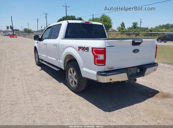 1FTEW1E55JKC40536 2018 FORD F150 White Rear left