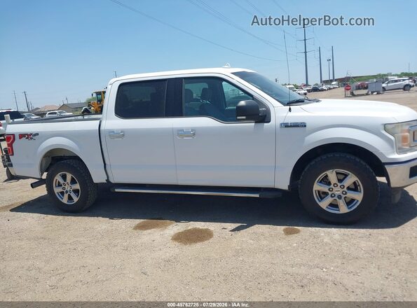 1FTEW1E55JKC40536 2018 FORD F150 White Rear interior view