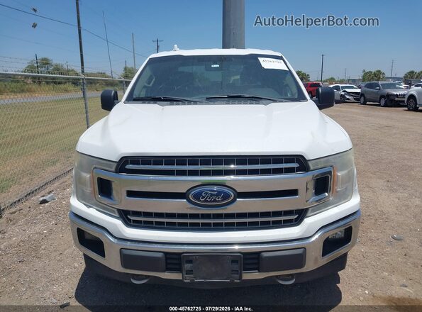 1FTEW1E55JKC40536 2018 FORD F150 White Instrument cluster view