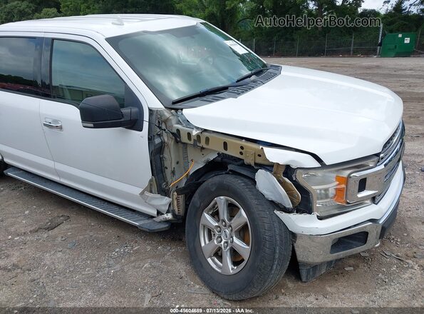 1FTEW1E55JKC77196 2018 FORD F150 White Front view