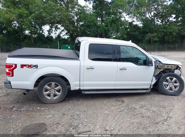 1FTEW1E55JKC77196 2018 FORD F150 White Rear interior view