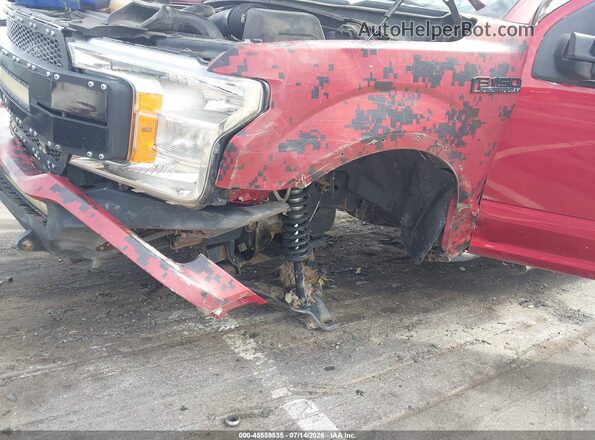1FTEW1E55JKD42712 2018 FORD F150 Burgundy Front view