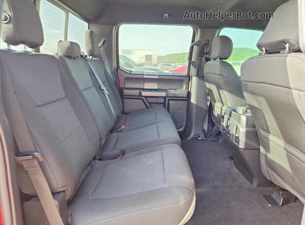 1FTEW1E55JKF70970 2018 FORD F150 Red Հետևի նստատեղերի տեսք