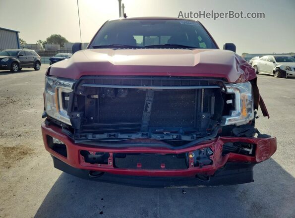 1FTEW1E55JKF70970 2018 FORD F150 Red Դիմացի տեսք