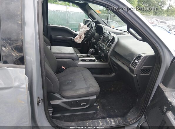 1FTEW1E55KFC18000 2019 FORD F150 Gray Widok wnętrza z przodu