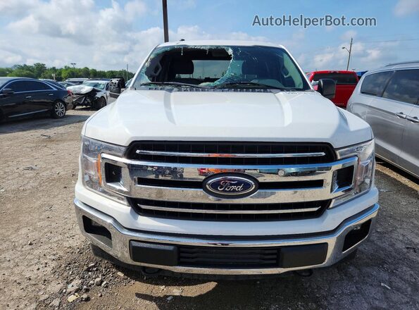 1FTEW1E56JFC55412 2018 FORD F150 White Դիմացի տեսք