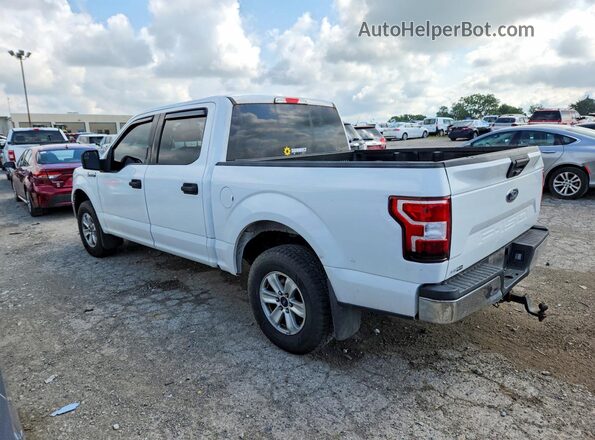 1FTEW1E56JFC55412 2018 FORD F150 White Հետևի ձախ