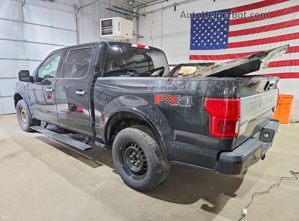1FTEW1E56JFD57891 2018 FORD F150 Black Tył lewy