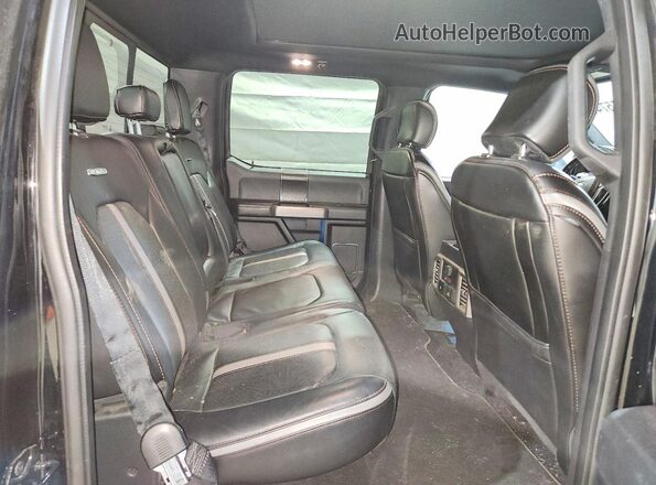 1FTEW1E56JFD57891 2018 FORD F150 Black Widok tylnych siedzeń