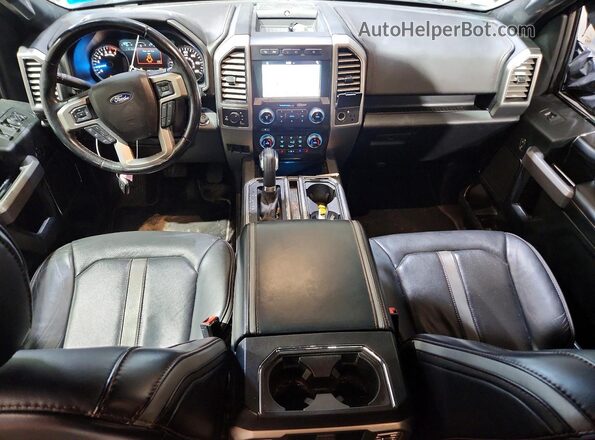 1FTEW1E56JFD57891 2018 FORD F150 Black Widok deski rozdzielczej