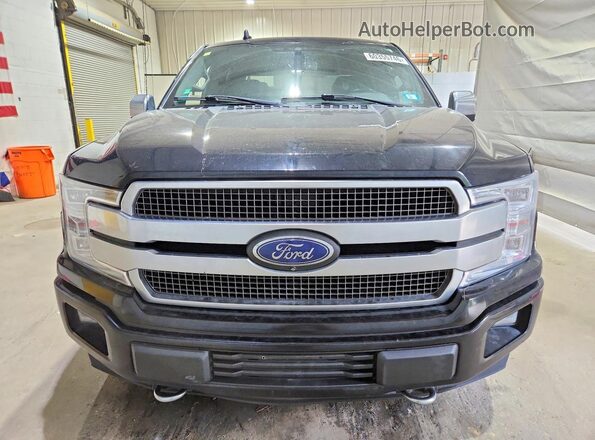 1FTEW1E56JFD57891 2018 FORD F150 Black Widok z przodu
