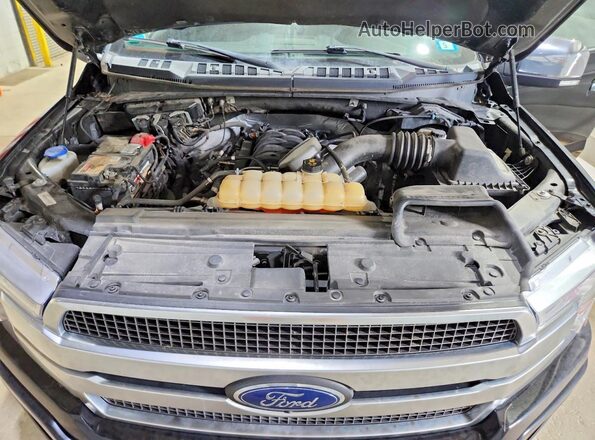 1FTEW1E56JFD57891 2018 FORD F150 Black Widok wnętrza z tyłu