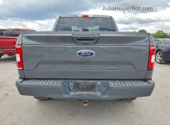 1FTEW1E56JFE23503 2018 FORD F150 Gray Rear view