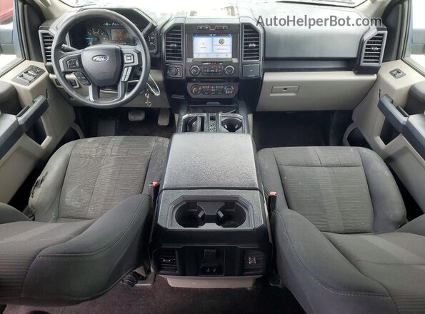 1FTEW1E56JFE23503 2018 FORD F150 Gray Dashboard view