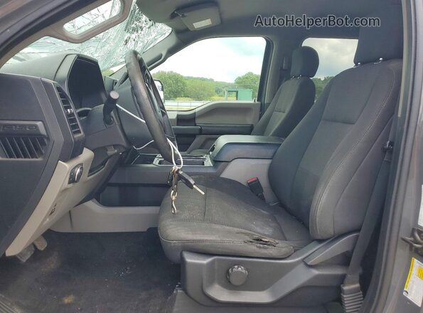 1FTEW1E56JFE23503 2018 FORD F150 Gray Front interior view