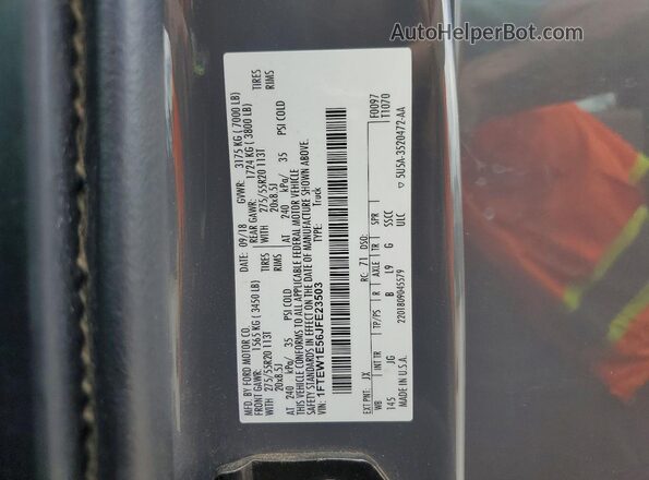 1FTEW1E56JFE23503 2018 FORD F150 Gray Engine compartment view