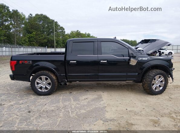 1FTEW1E56JFE33187 2018 FORD F150 Black Widok wnętrza z tyłu