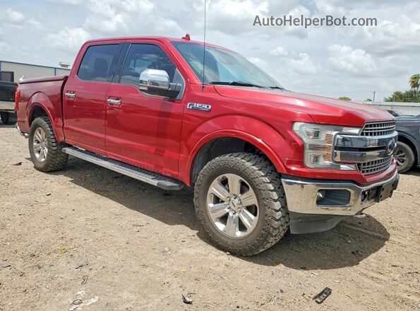 1FTEW1E56JKC02474 2018 FORD F150 Red Front right