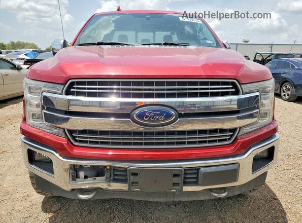 1FTEW1E56JKC02474 2018 FORD F150 Red Front view