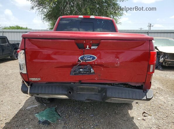 1FTEW1E56JKC02474 2018 FORD F150 Red Rear view