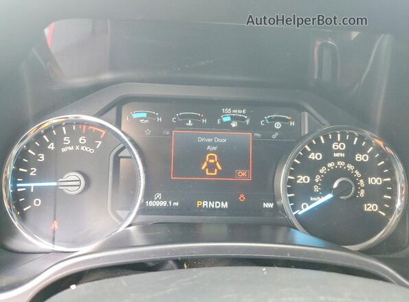 1FTEW1E56JKC02474 2018 FORD F150 Red Instrument cluster view