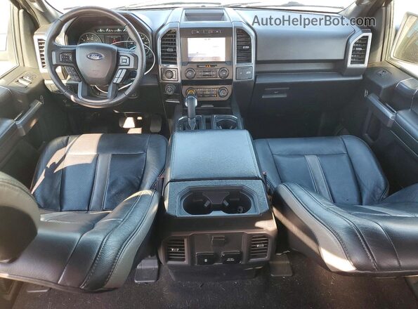 1FTEW1E56KFC58893 2019 FORD F150 White Вид панелі приладів