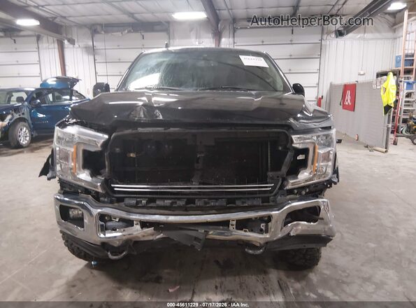 1FTEW1E56KFC88444 2019 FORD F150 Черный Вид задней части салона