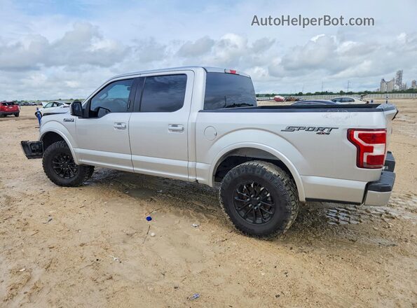 1FTEW1E56KFD53146 2019 FORD F150 Silver უკანა მარცხენა