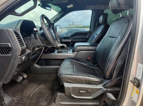 1FTEW1E56KFD53146 2019 FORD F150 Silver წინა სალონის ხედი