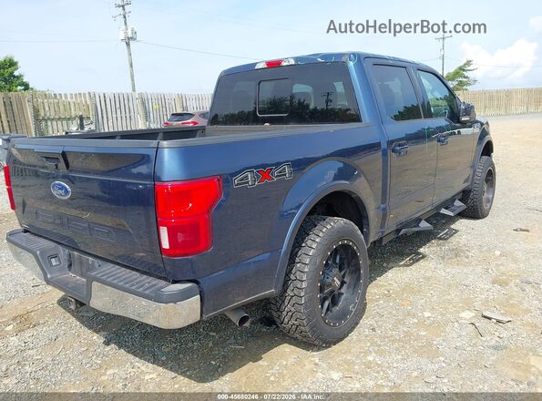 1FTEW1E56LFA26893 2020 FORD F150 Dark Blue Tył prawy
