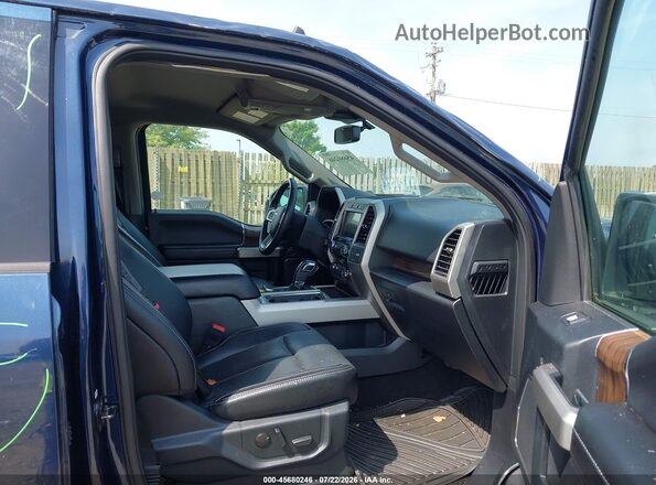 1FTEW1E56LFA26893 2020 FORD F150 Dark Blue Widok wnętrza z przodu