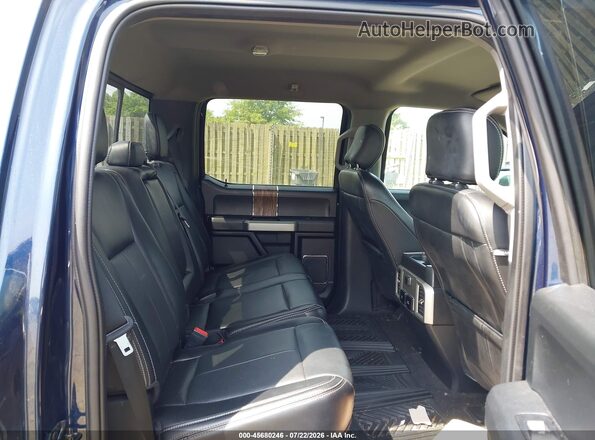 1FTEW1E56LFA26893 2020 FORD F150 Dark Blue Widok naklejki z numerem VIN