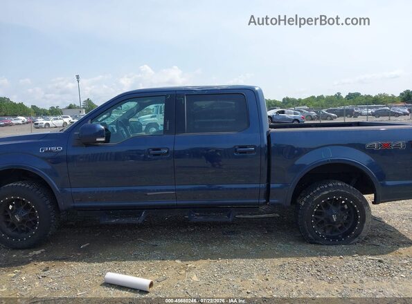 1FTEW1E56LFA26893 2020 FORD F150 Dark Blue Widok wnętrza 360 stopni