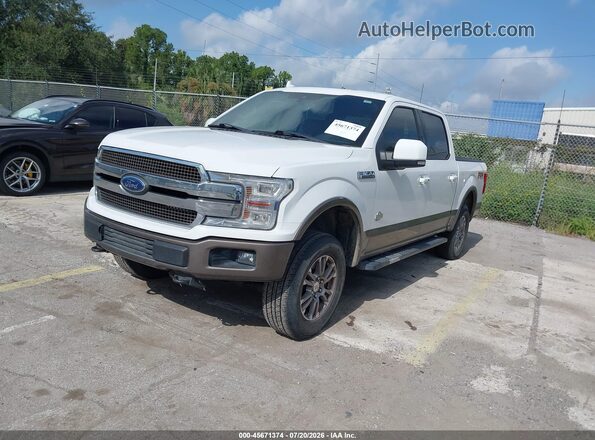 1FTEW1E56LFA54810 2020 FORD F150 Белый Передняя левая четверть