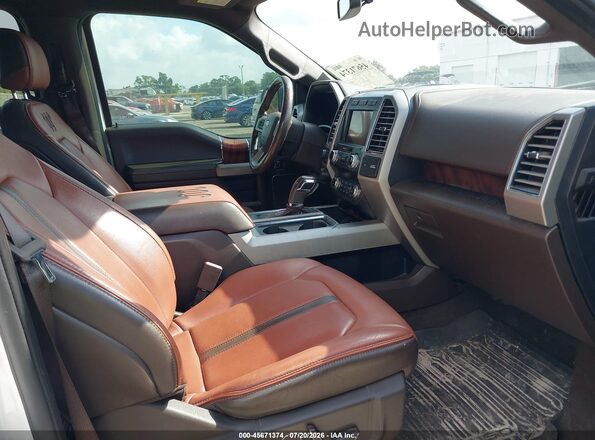 1FTEW1E56LFA54810 2020 FORD F150 Белый Вид салона спереди