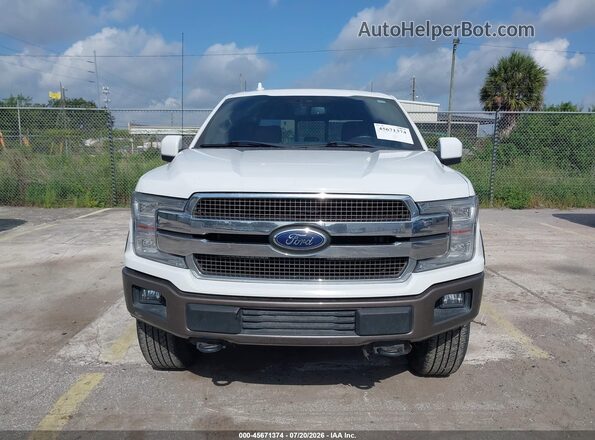 1FTEW1E56LFA54810 2020 FORD F150 Белый Вид щитка приборов