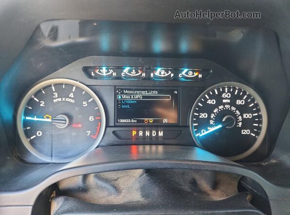 1FTEW1E56LFB23933 2020 FORD F150 White Instrument cluster view