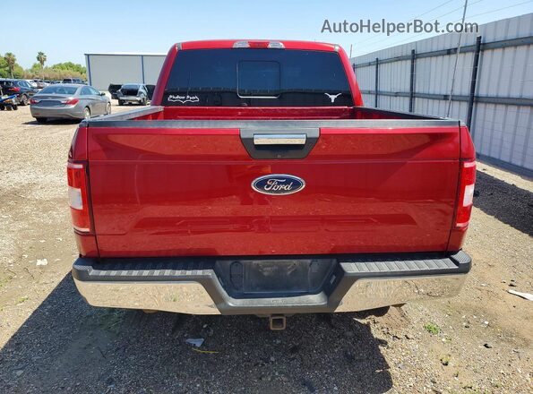1FTEW1E56LKD33844 2020 FORD F150 Maroon უკანა ხედი