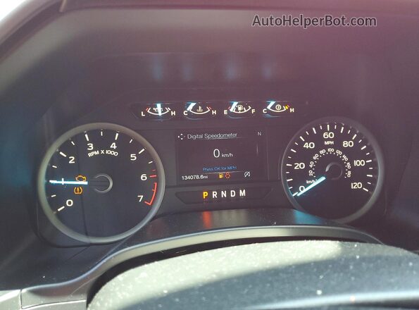 1FTEW1E56LKD33844 2020 FORD F150 Maroon ხელსაწყოთა პანელის ხედი