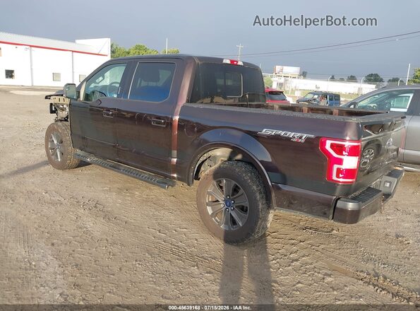 1FTEW1E57JFA67367 2018 FORD F150 Purple უკანა მარცხენა