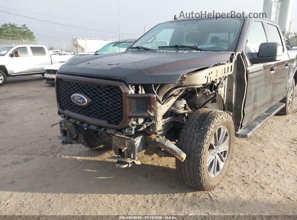 1FTEW1E57JFA67367 2018 FORD F150 Purple წინა ხედი