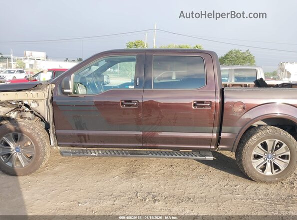 1FTEW1E57JFA67367 2018 FORD F150 Purple 