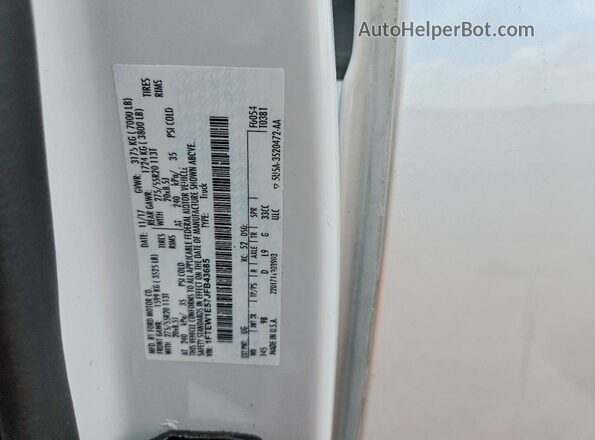 1FTEW1E57JFB43685 2018 FORD F150 White ძრავის განყოფილების ხედი