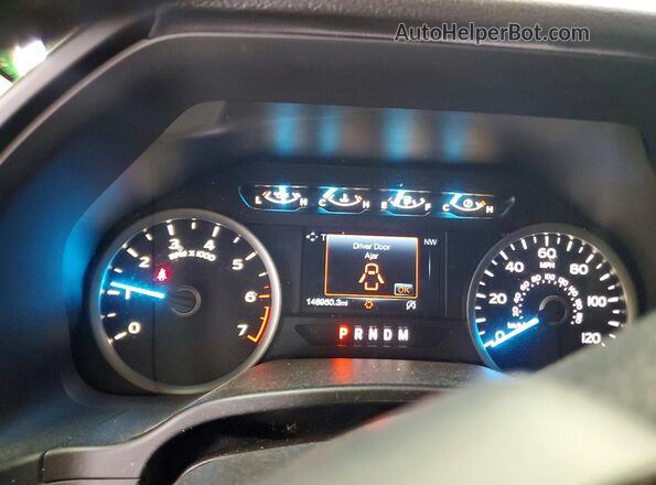 1FTEW1E57JFC85731 2018 FORD F150 White Instrument cluster view