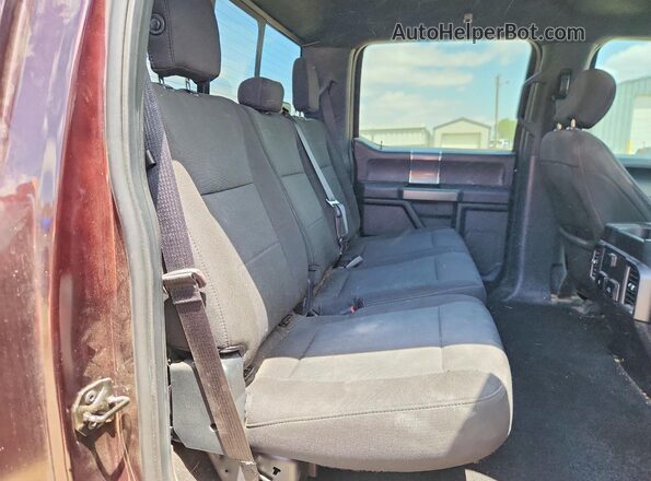 1FTEW1E57JKC21891 2018 FORD F150 Brown უკანა სავარძლების ხედი