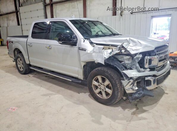 1FTEW1E57JKC61310 2018 FORD F150 Silver Delantero derecho
