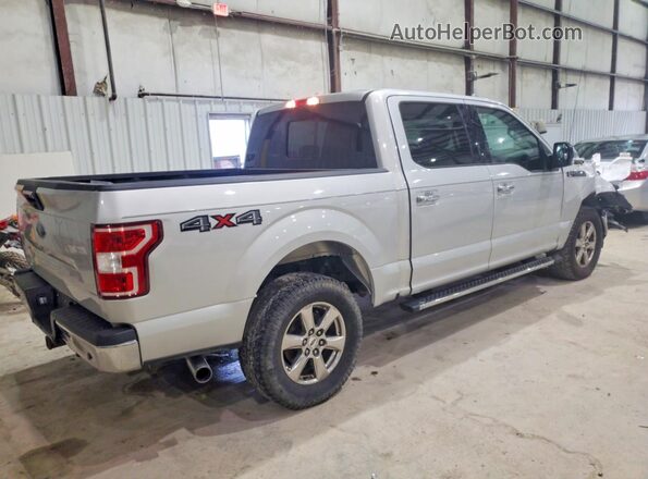 1FTEW1E57JKC61310 2018 FORD F150 Silver Trasero derecho